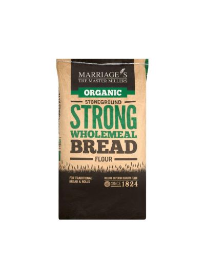 Marriages Organic Strong Wholemeal, 16kg