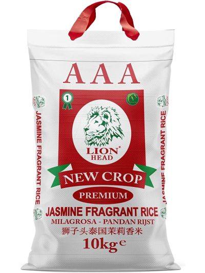 Lion Head AAA Premium Jasmine Fragrant Rice, 10kg