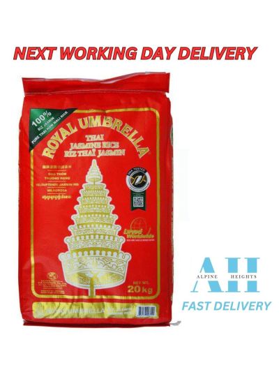 Royal Umbrella Thai Jasmine Rice, 20kg