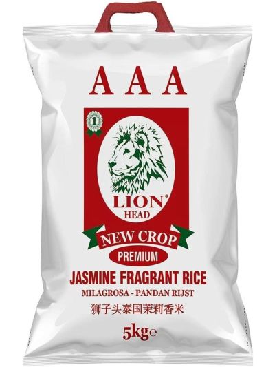 Lion Head AAA Premium Jasmine Fragrant Rice, 5kg