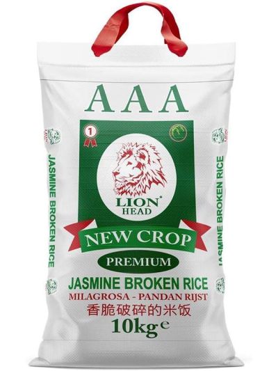 Lion Head AAA Premium Broken Jasmine Rice 10kg