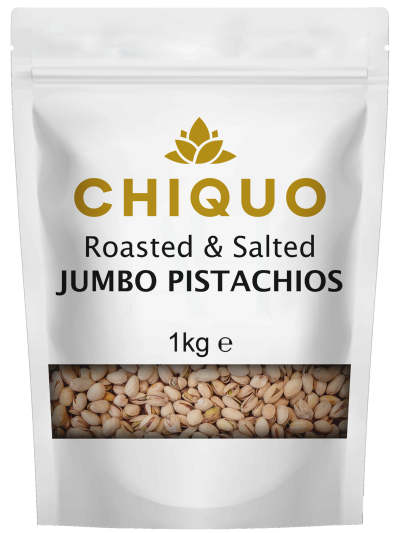 Chiquo Roasted & Salted Jumbo Pistachios, 1kg
