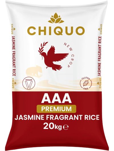 Chiquo Jasmine Fragrant Rice, 20kg