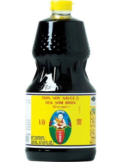 Dek Som Boon (Healthy Boy) Thin Soy Sauce, 2L